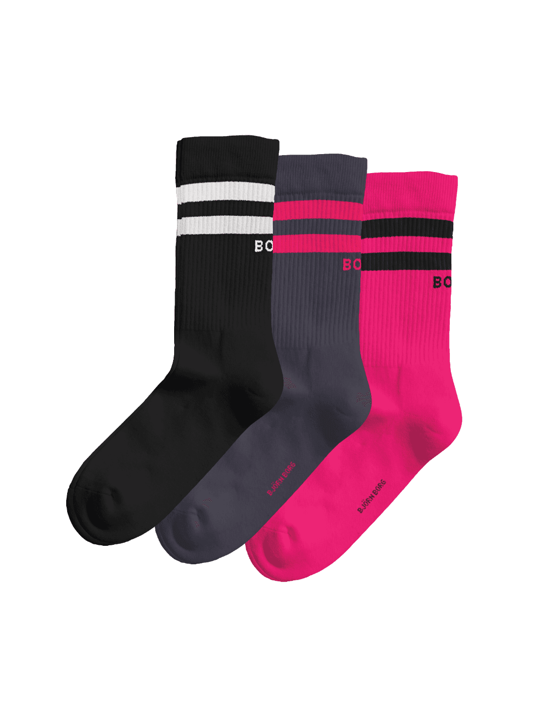 Björn Borg - Core Crew Socks 3-pack Multi Dam - Image 1