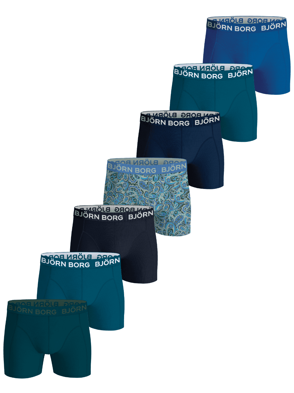 Björn Borg - Cotton Stretch Boxers 7-pack Multi - Image 1