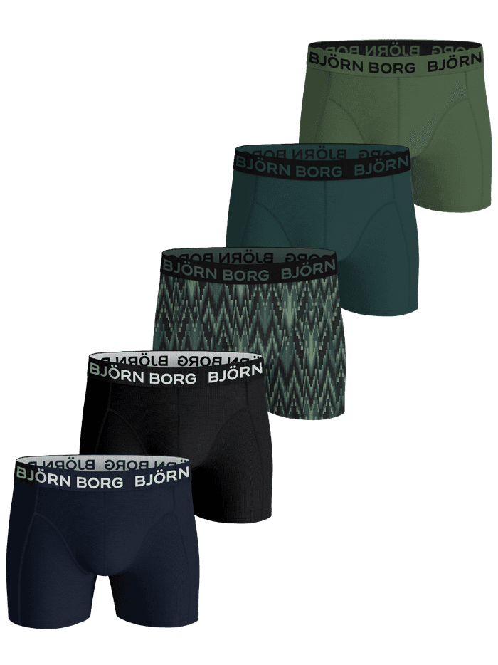 Björn Borg - Cotton Stretch Boxers 5-pack Multi