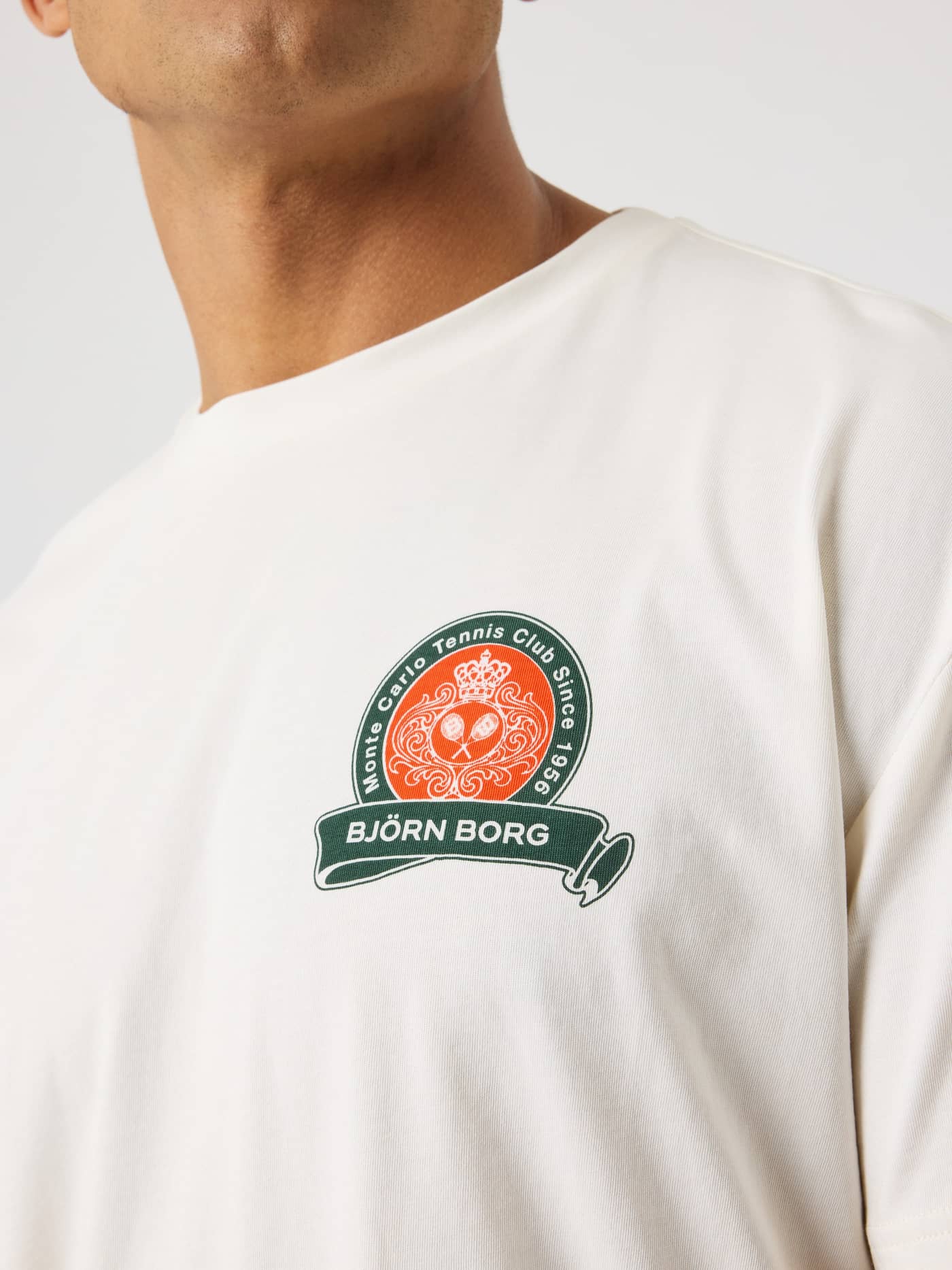 Björn Borg - Borg Gym Oversized T-Shirt Tofu Men - Image 4