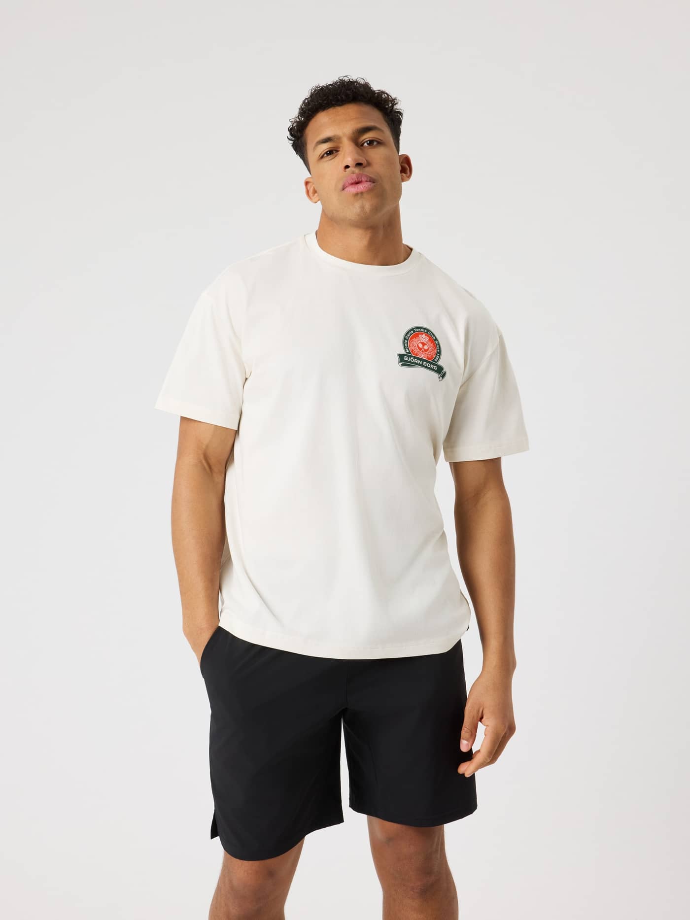 Björn Borg - Borg Gym Oversized T-Shirt Tofu Men - Image 1