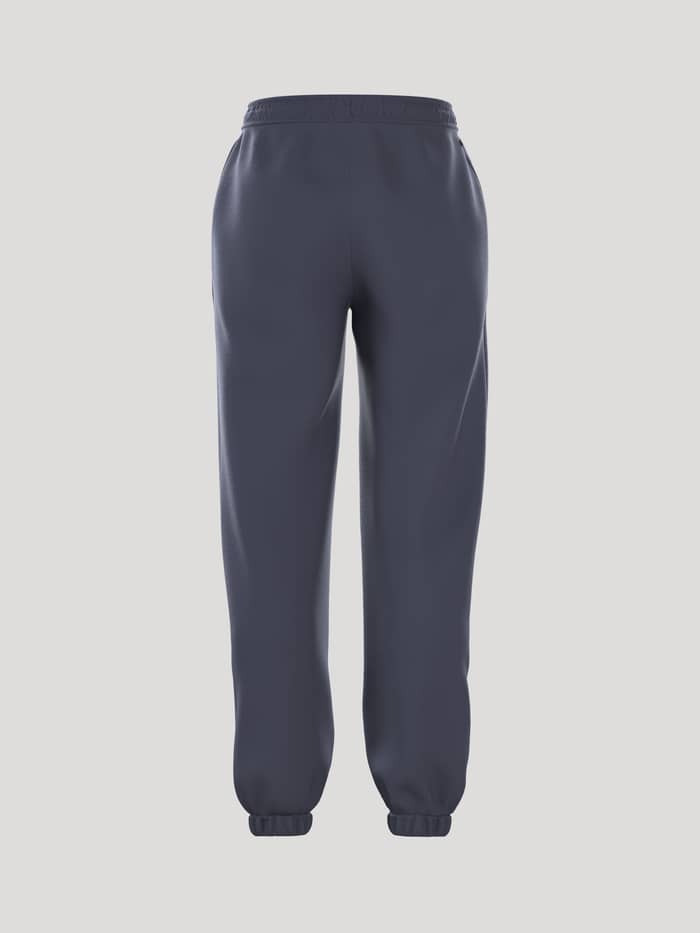 Borg Essential 4 Sweatpants i Odyssey Gray (Blå) set bagfra i french terry med løs pasform og ribkanter til kvinder. - Image 3
