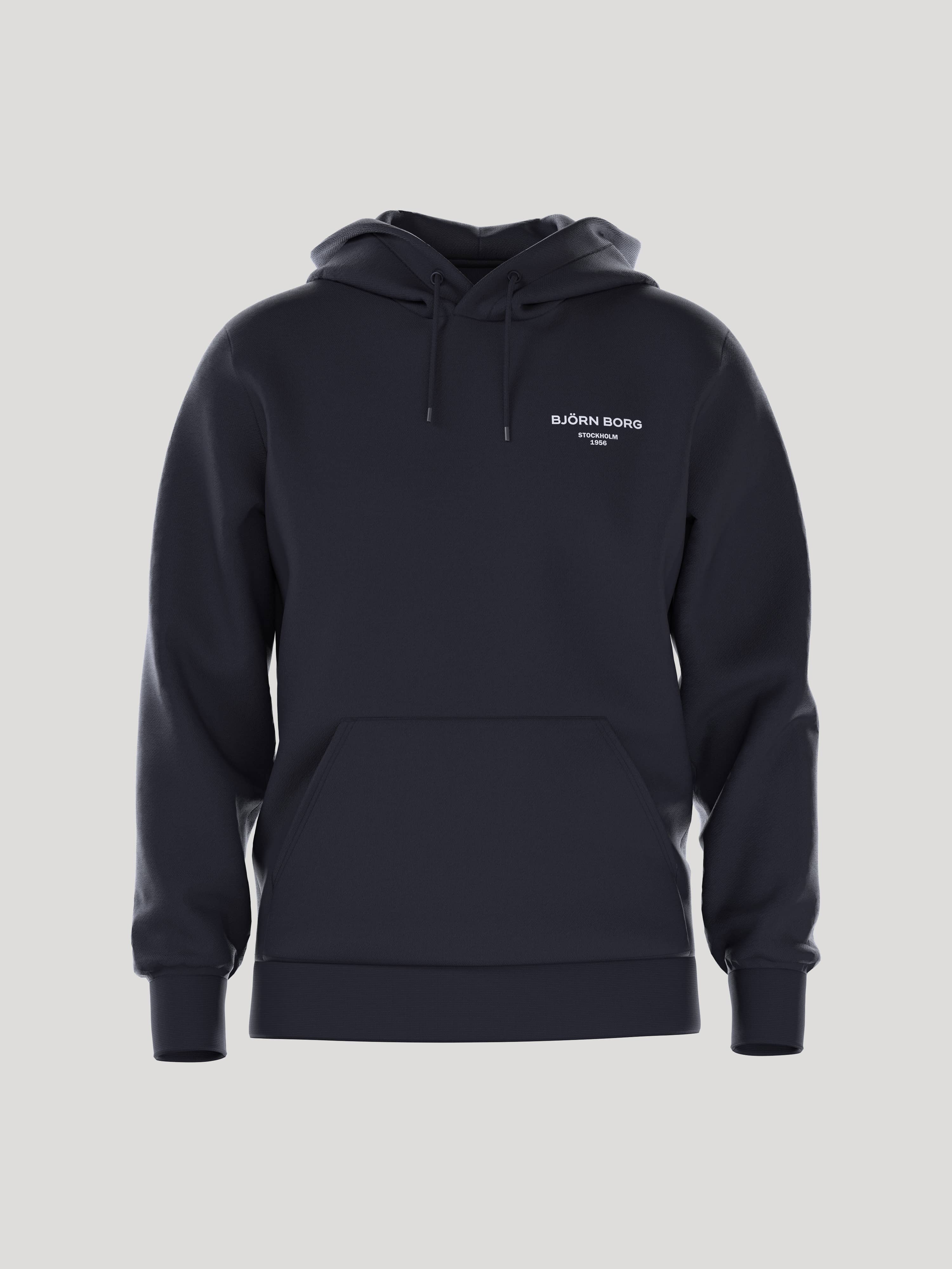 Borg Essential 1 Zip Hoodie - Men - Black Beauty | Björn Borg