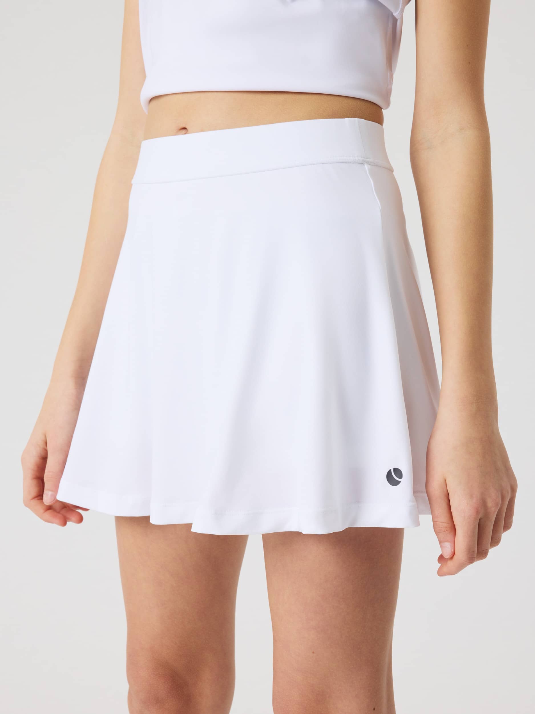Ace Jersey Skirt - Girls - Brilliant White | Björn Borg