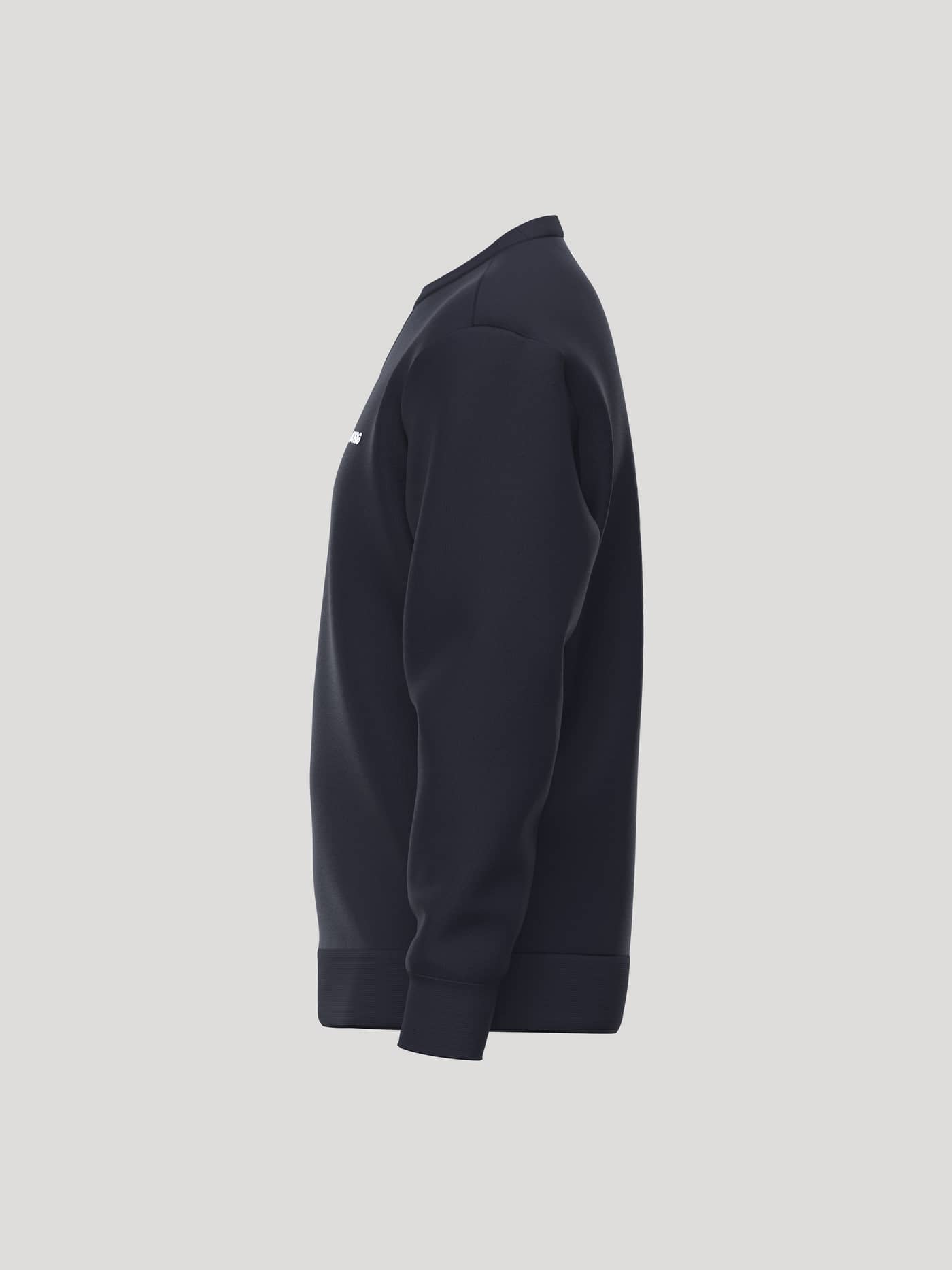 Borg Essential 4 Sweatshirt i Night Sky (Marineblå) set fra siden med en stilfuld og funktionel pasform til mænd. - Image 3