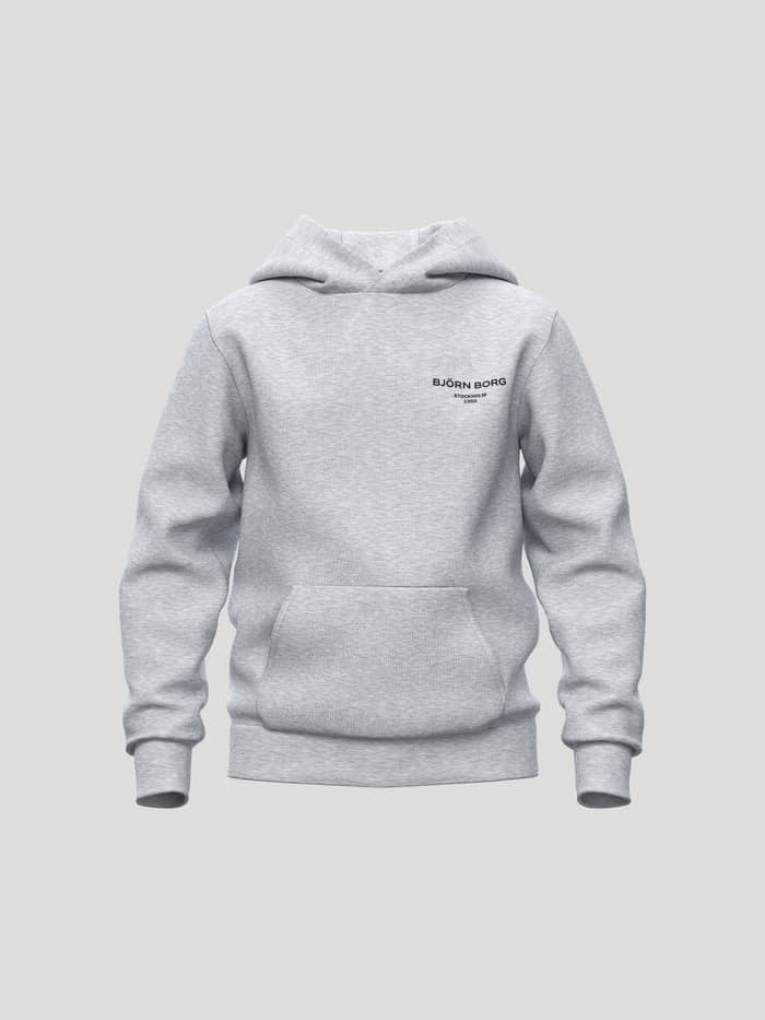 Björn Borg - Borg Essential 1 Hoodie Light Grey Melange