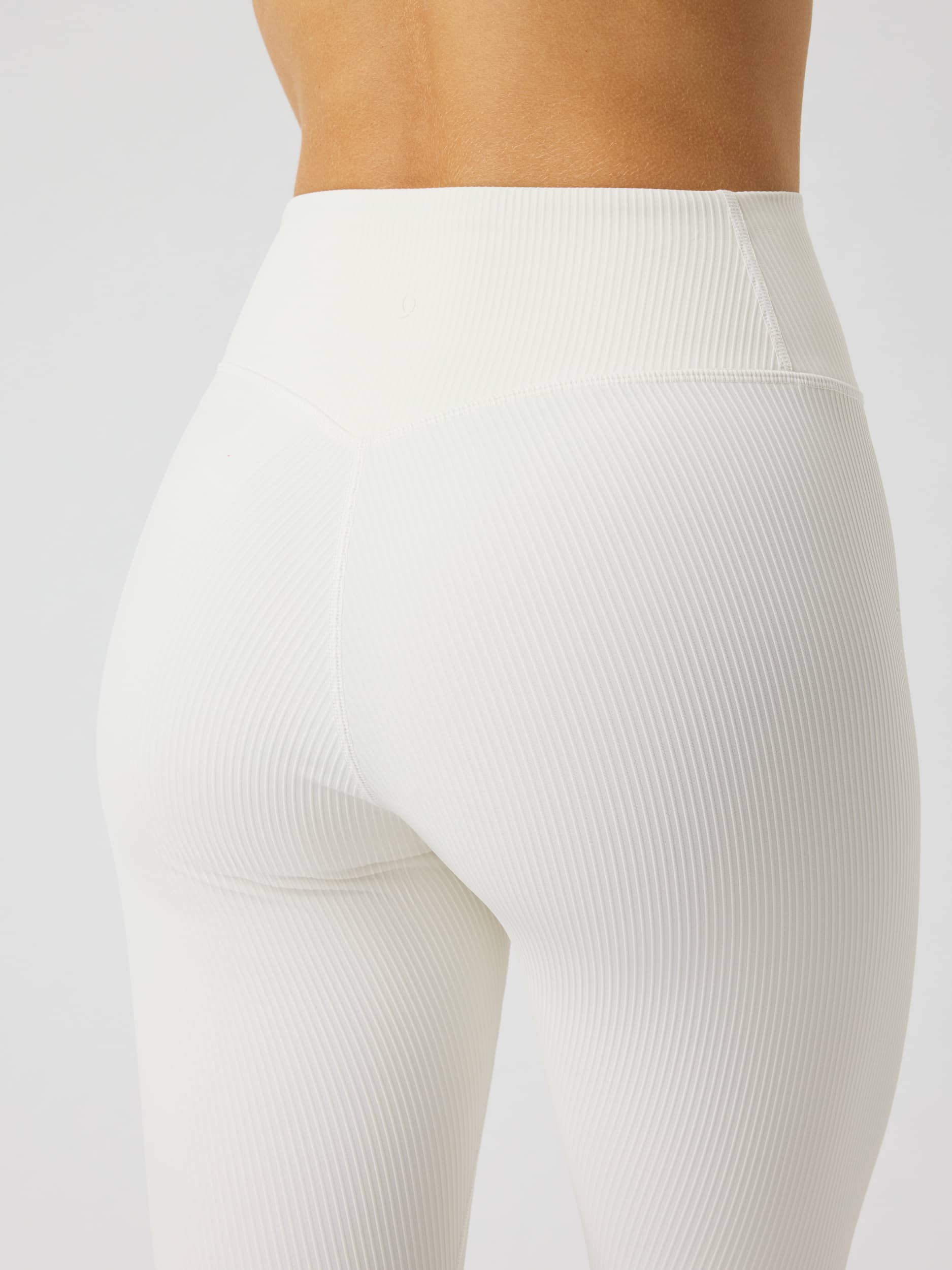 Studio Ribbed Tights - Women - Tofu | Björn Borg