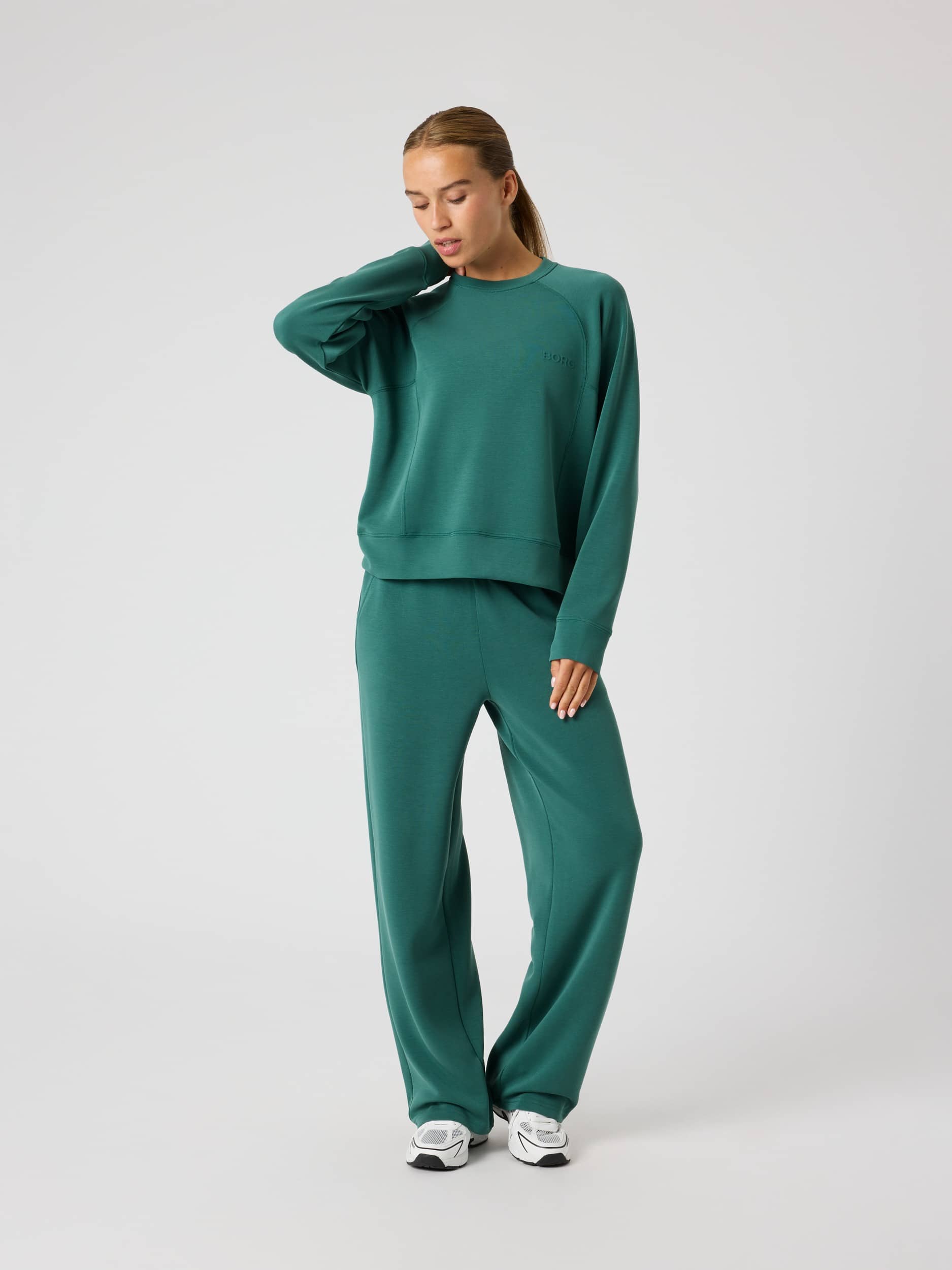 Studio Soft Sweatshirt - Women - Mallard Green | Björn Borg