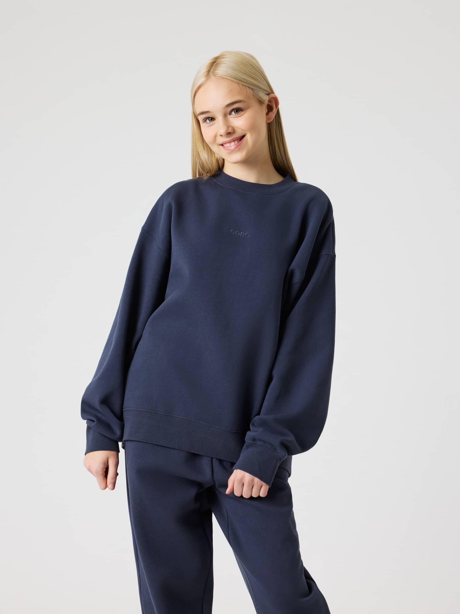 Björn Borg - Borg Oversized Sweatshirt Odyssey Gray Kinderen - Image 1