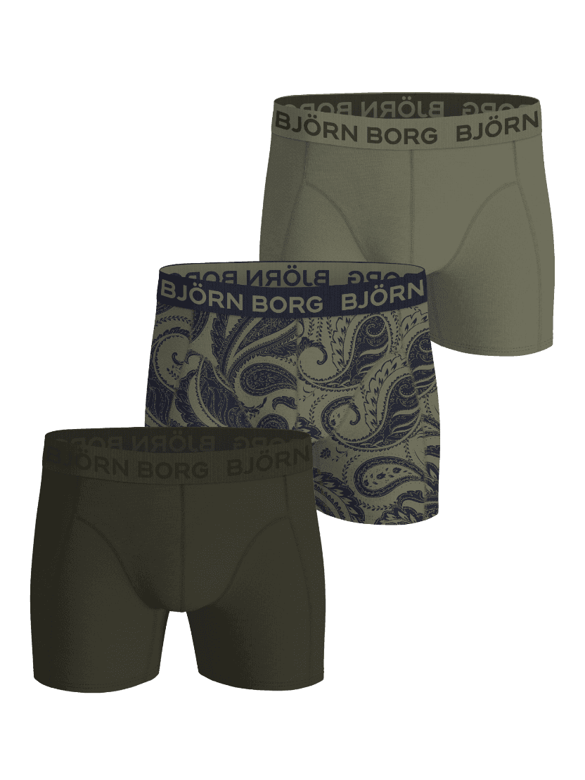 Björn Borg - Bamboo Cotton Blend Boxers 3-pack Mehrfarbig Men - Image 1