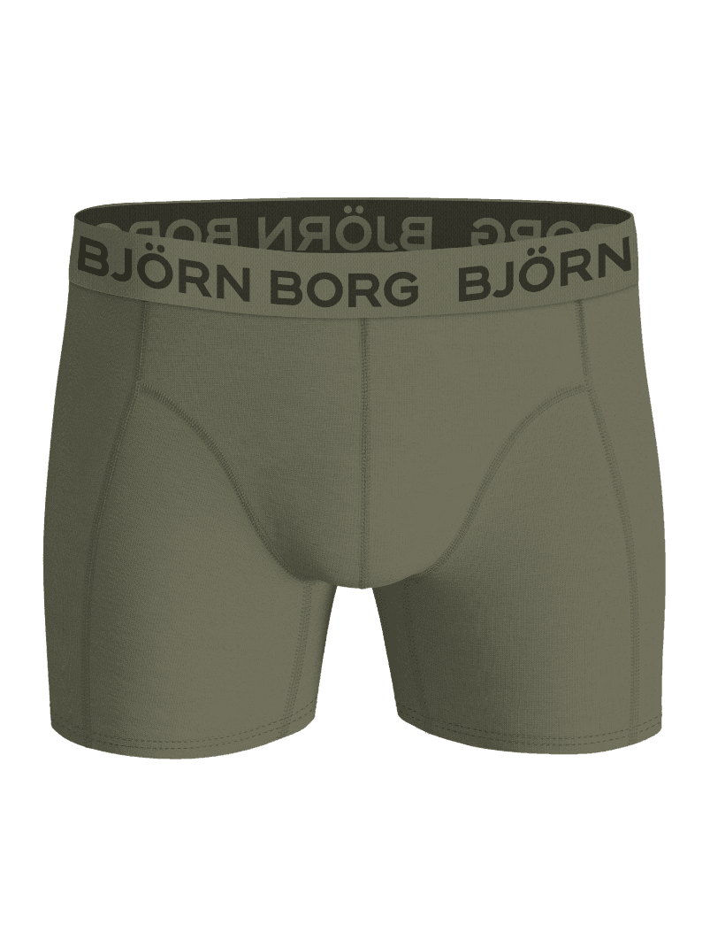 Bamboo Cotton Blend Boxers 3-pack in green, featuring functional boxer briefs for men. - Image 5