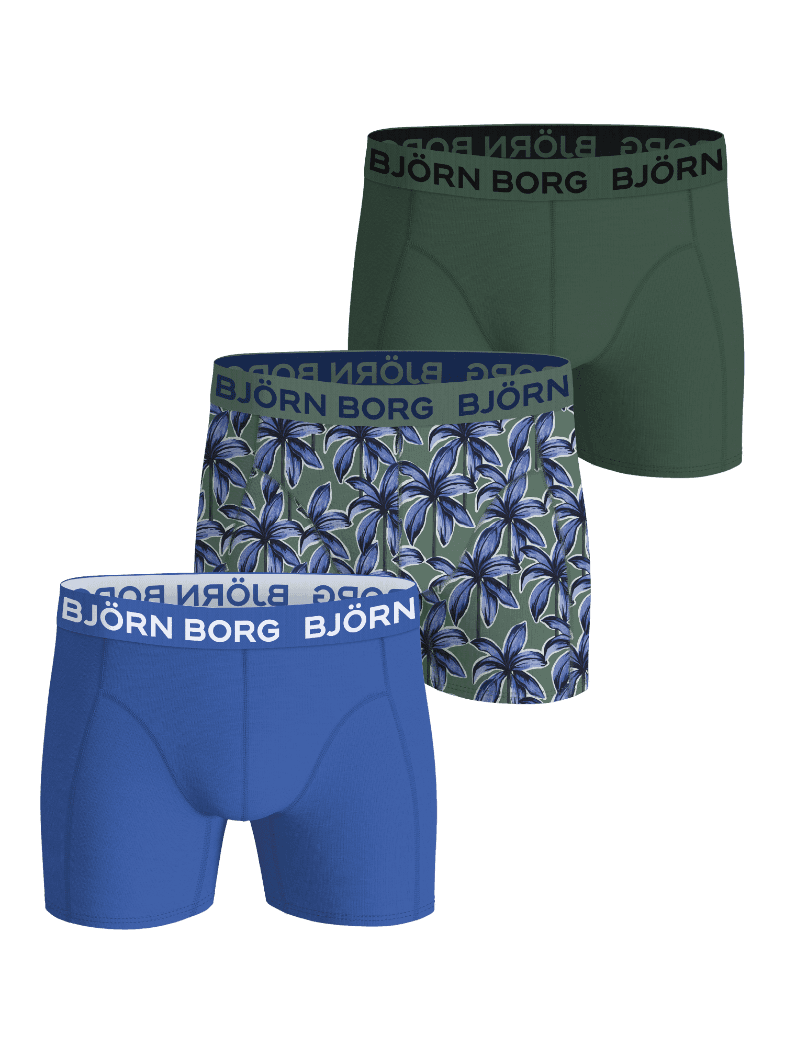 Björn Borg - Cotton Stretch Boxers 3-pack Multi Heren - Image 1