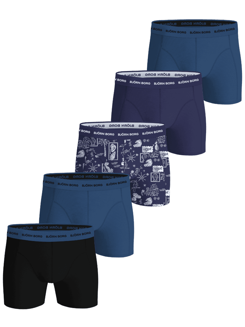Cotton Stretch Boxers 5-pack