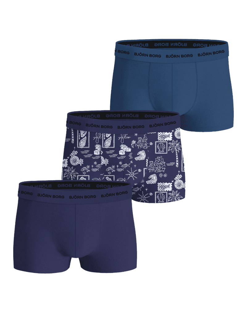 Cotton Stretch Trunks 3-pack