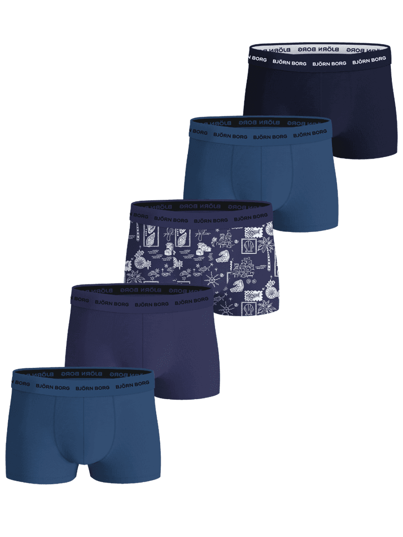 Cotton Stretch Trunks 5-pack