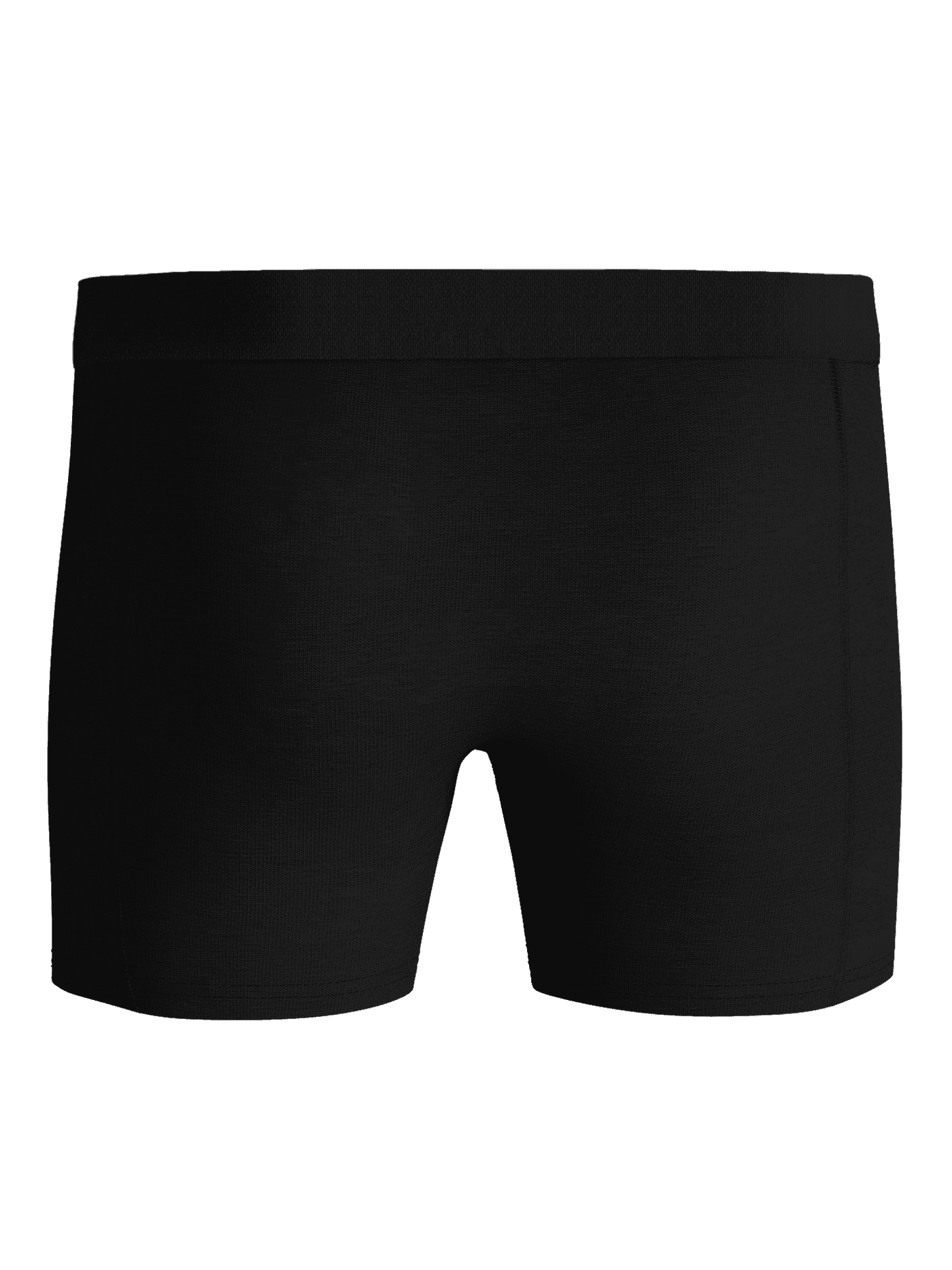 Organic Cotton Stretch Boxers 2-pack in black, featuring a mid-rise waist and tonal logo elastic waistband. - Image 3