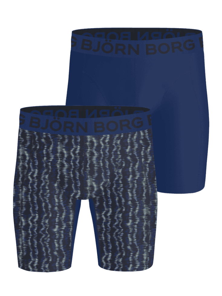 Björn Borg - Sports Lightweight Long Leg Boxers 2-pack Multi Men - Image 1
