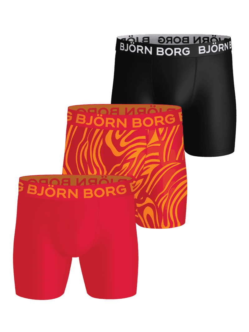 Sports Microfiber Boxers 3-pack