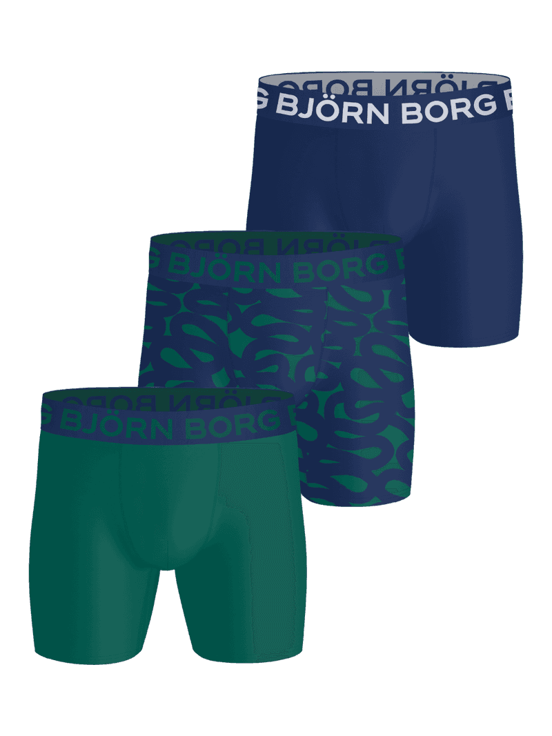 Sports Microfiber Boxers 3-pack