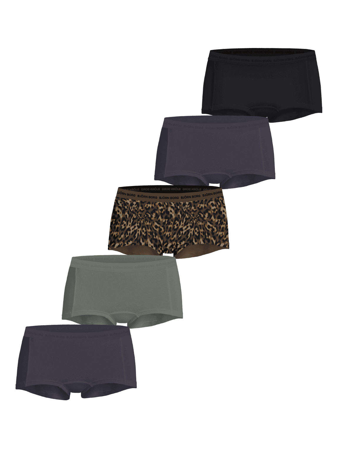 Everyday Cotton Boxer Shorts 3-pack - Blue, Print, Grey | Björn Borg