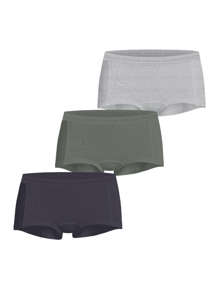 Björn Borg - Everyday Cotton Boxer Shorts 3-pack Mehrfarbig