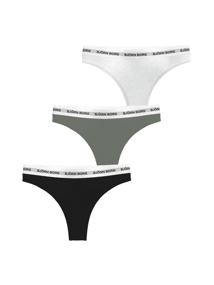 Björn Borg - Logo Thongs 3-pack Multi