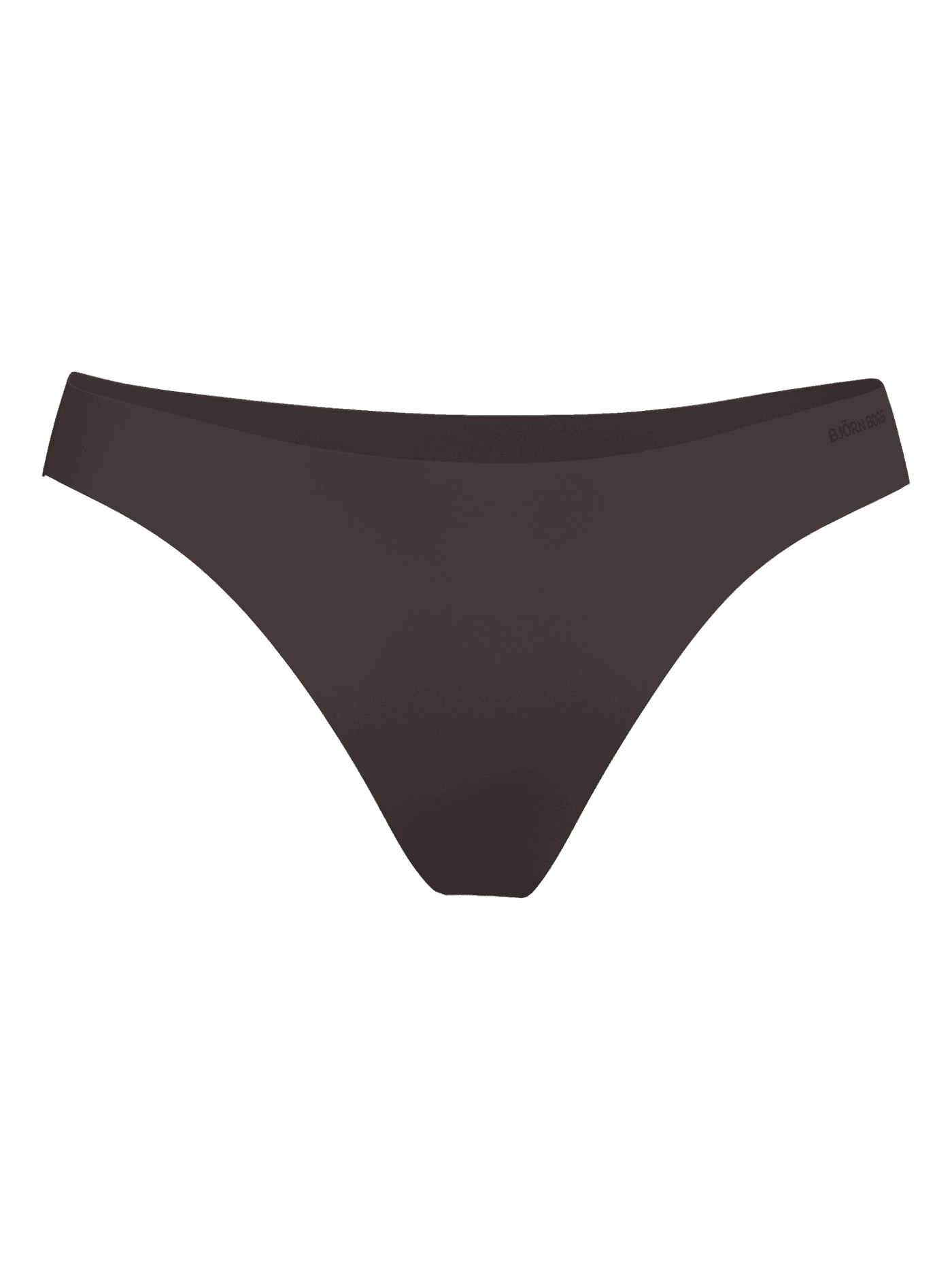 Bruine Invisible Thongs 3-pack van zachte microvezel met naadloze lasercut randen voor een gladde pasvorm. - Image 2
