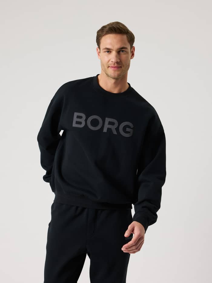 Björn Borg - Borg Oversized Logo Sweatshirt Black Beauty