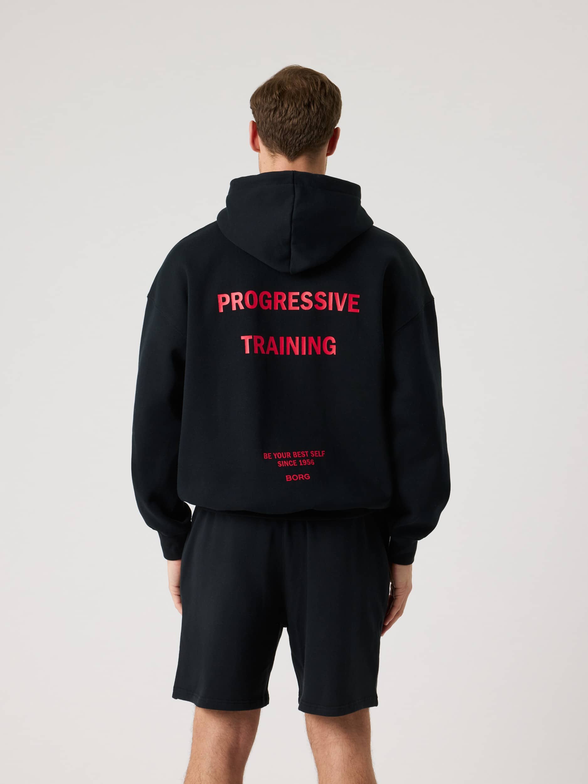 Borg Oversized Hoodie - Men - Black Beauty | Björn Borg