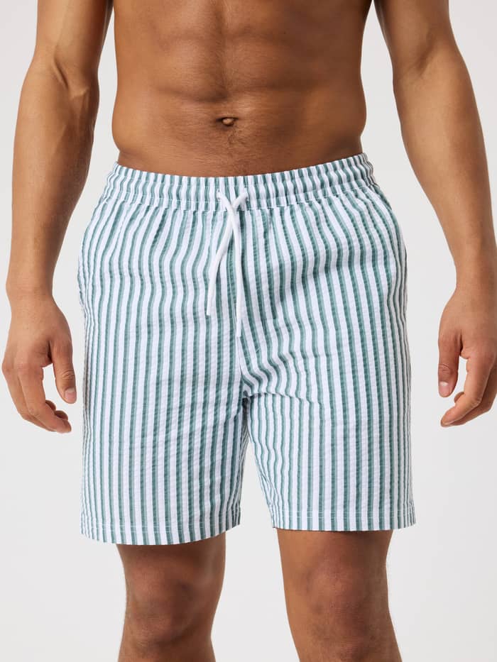 Björn Borg - Borg Seersucker Resort Shorts 7 Stripe 1