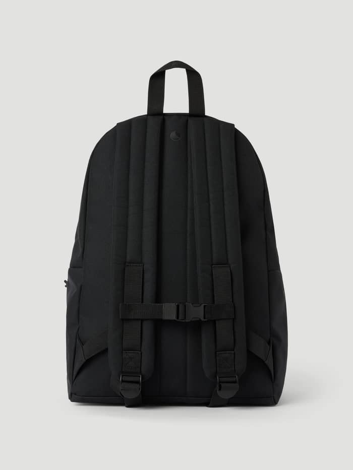 Borg Logo Backpack 19L en Black Beauty (Noir) avec bretelles rembourrées et sangle poitrine pour le training. - Image 2