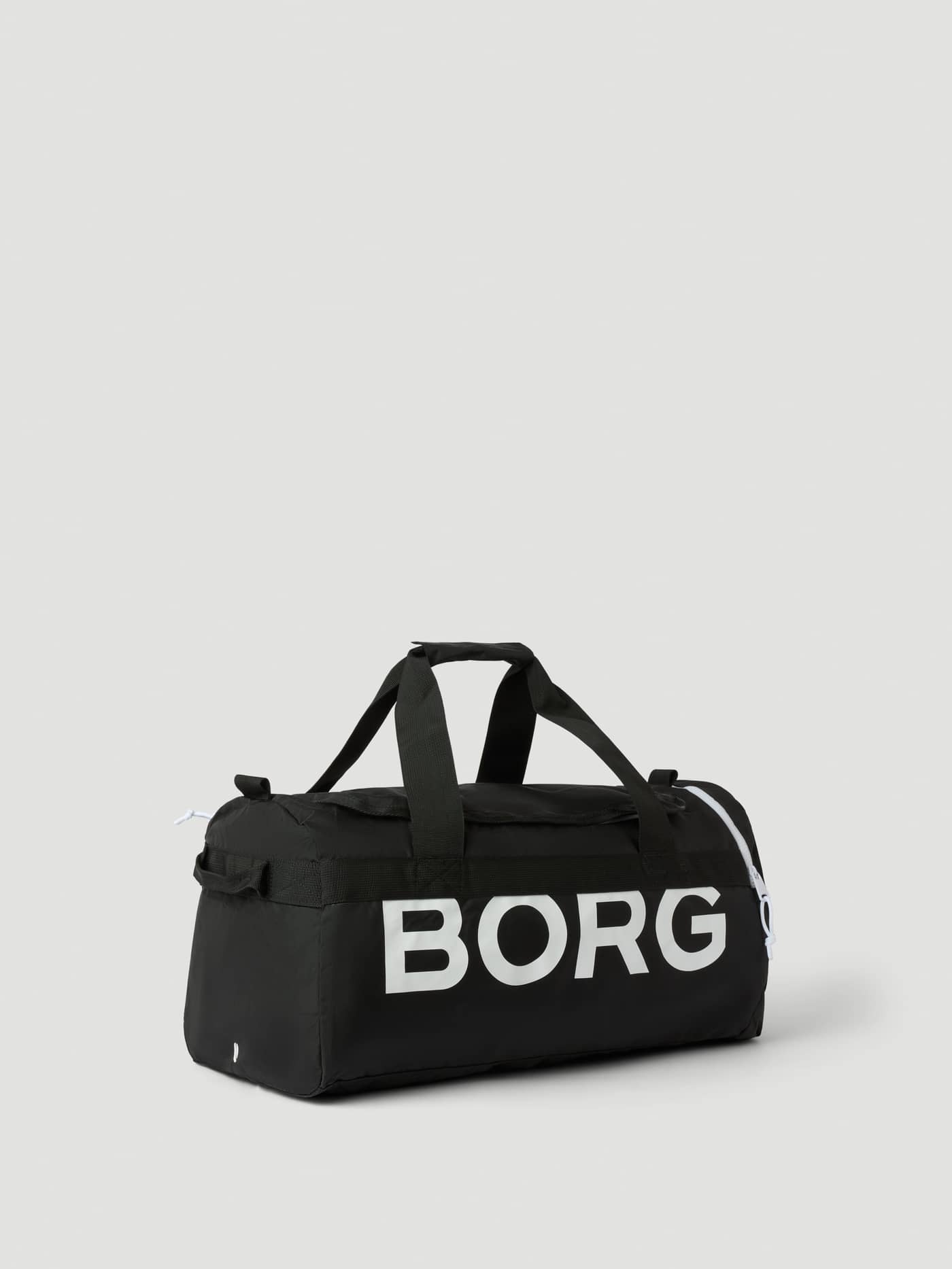 Borg Logo Sports Bag 42L in Black Beauty (Black) featuring a bold white logo and durable material for training. - Image 2