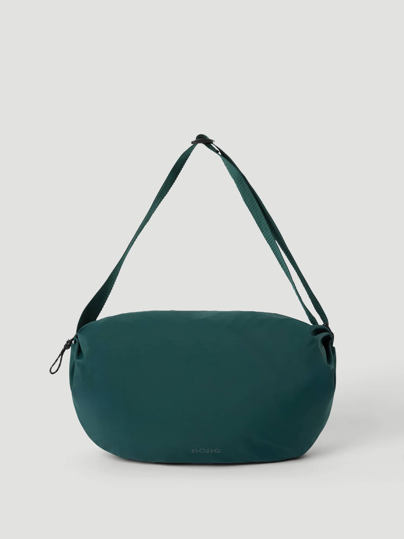 Studio Active Shoulder Bag 20L in Mallard Green (Grün) mit verstellbarem Gurt und tonalem Borg-Logo für das Training. - Image 1