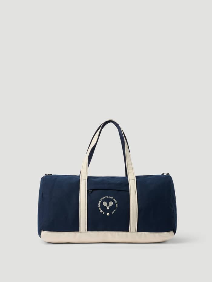 Ace Canvas Sports Bag 38L in Night sky (Navy) crafted from cotton canvas, ideal for tennis and training.