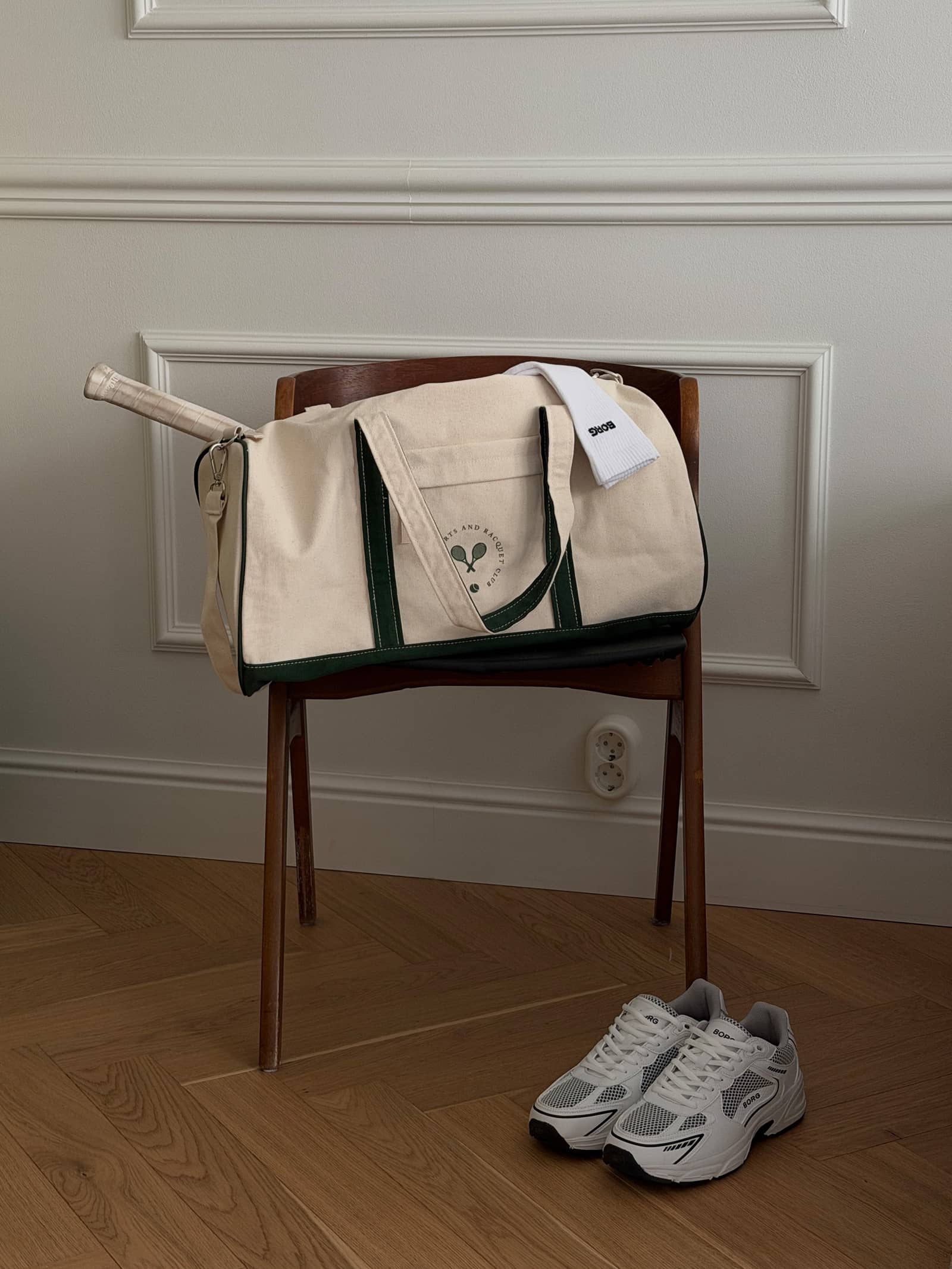 Björn Borg - Ace Canvas Sports Bag 40L Egret Women - Image 1