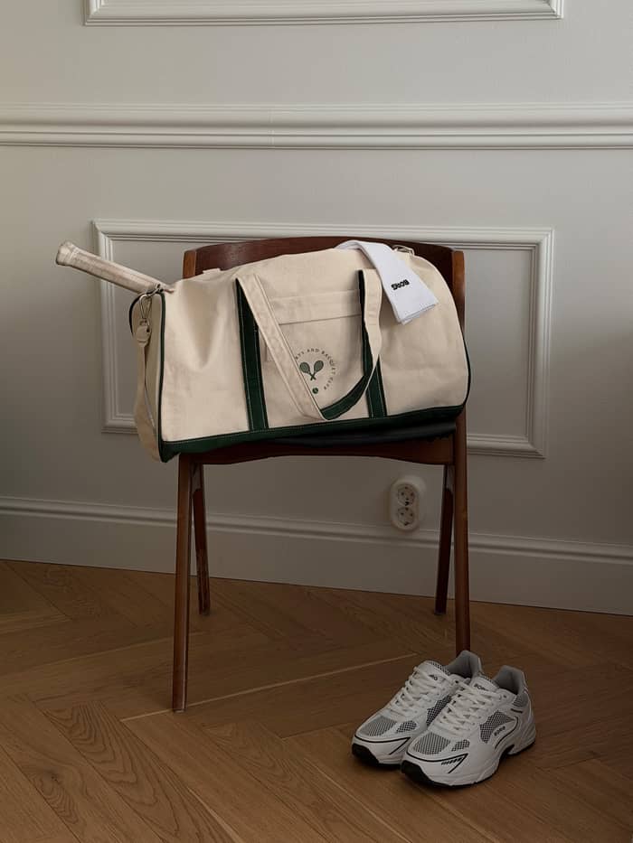 Björn Borg - Ace Canvas Sports Bag 40L Egret