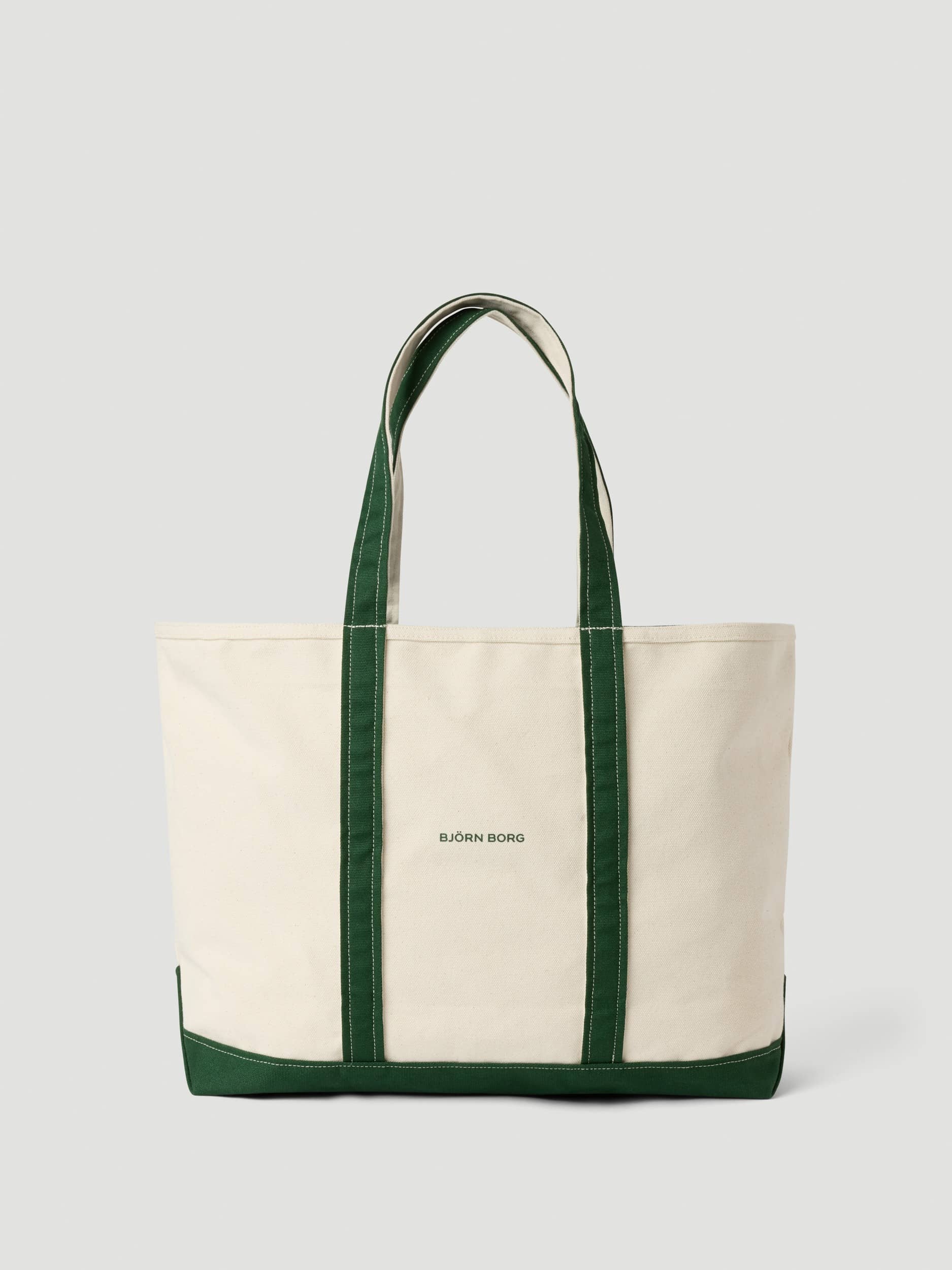 Ace Canvas Tote 30L - Unisex - Egret | Björn Borg