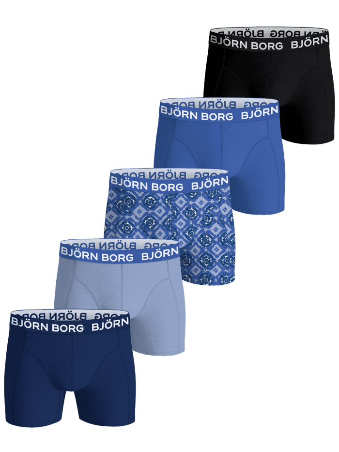 Björn Borg - Cotton Stretch Boxers 5-pack Multicolore