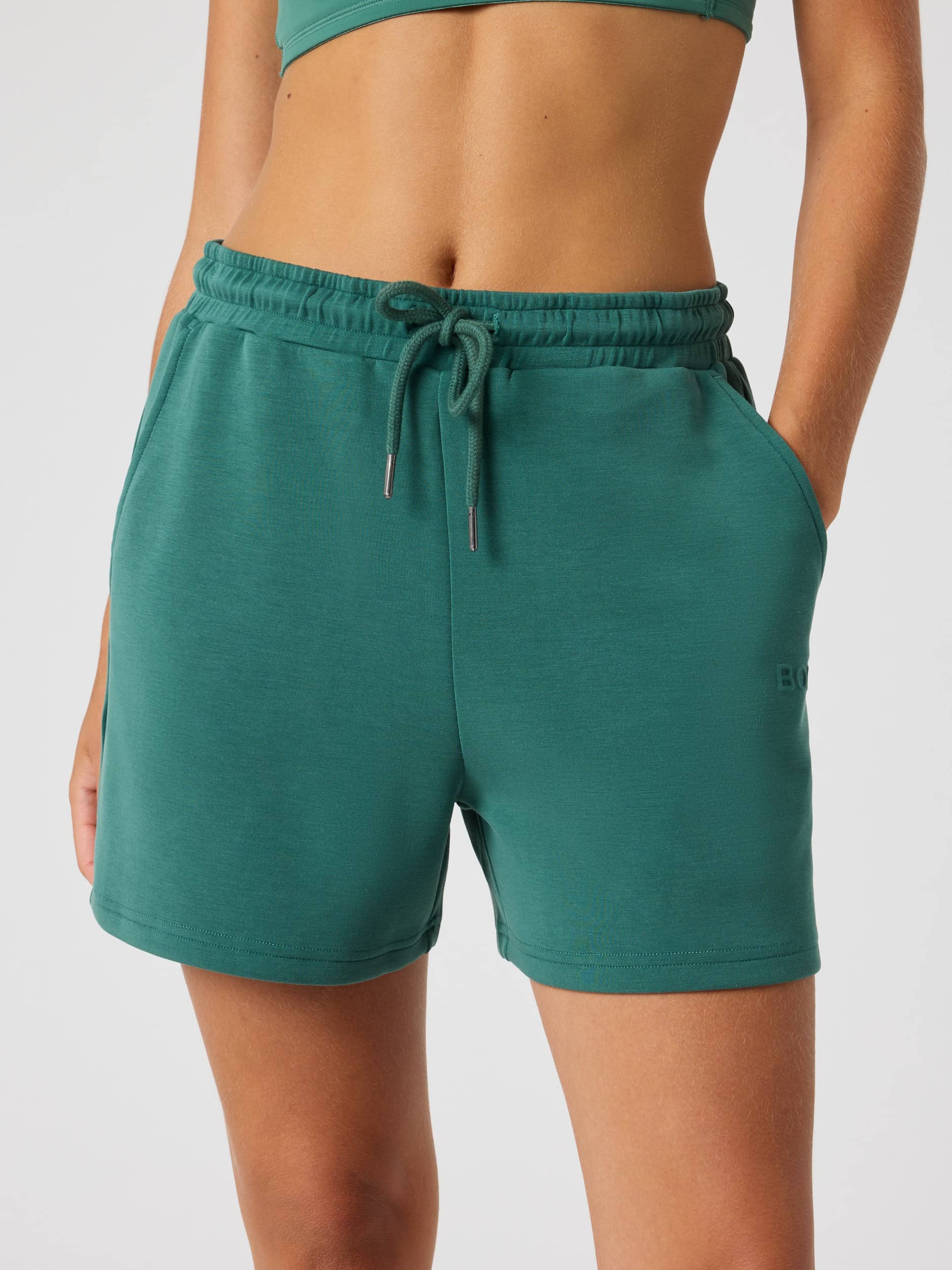 Studio Soft Sweatshorts - Women - Mallard Green | Björn Borg