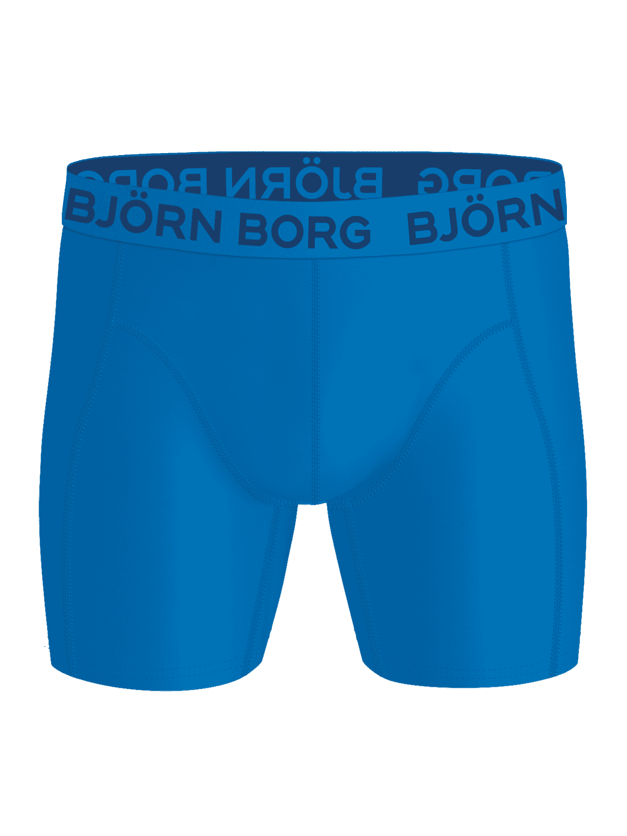 Front view of the blue Sports Lightweight Boxers 2-pack, high-performance quick-dry training boxer briefs for men. - Image 4