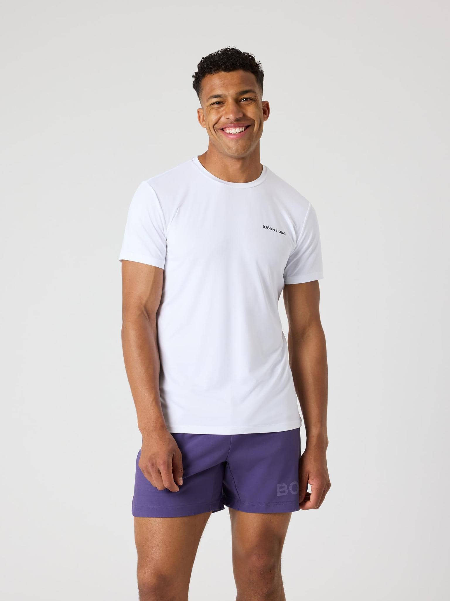 Björn Borg - Borg Graphic T-Shirt Brilliant White Herr - Image 1