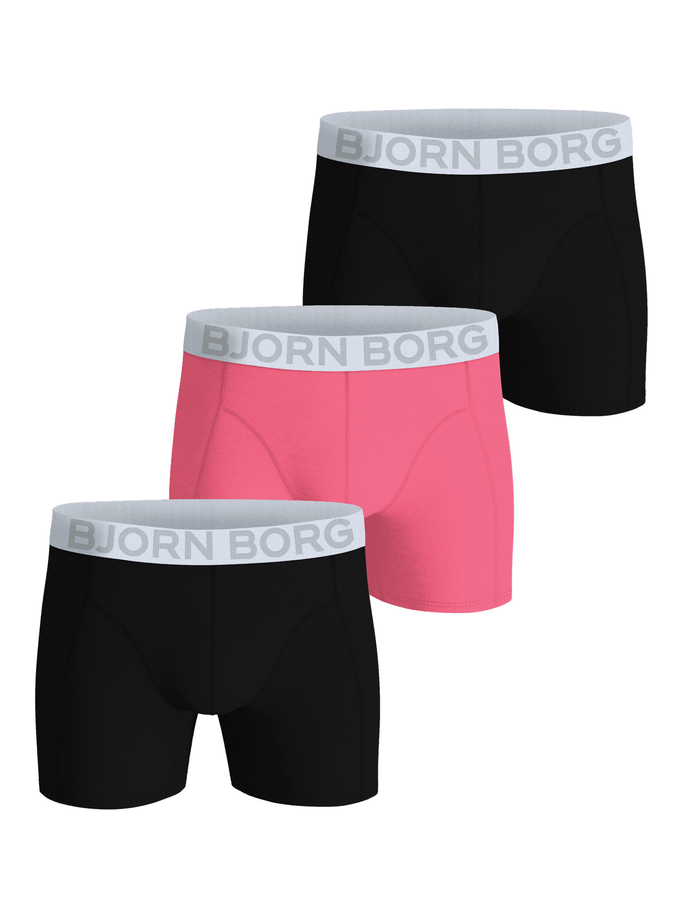 Björn Borg - Organic Cotton Stretch Boxers 3-pack Multi Men - Image 1