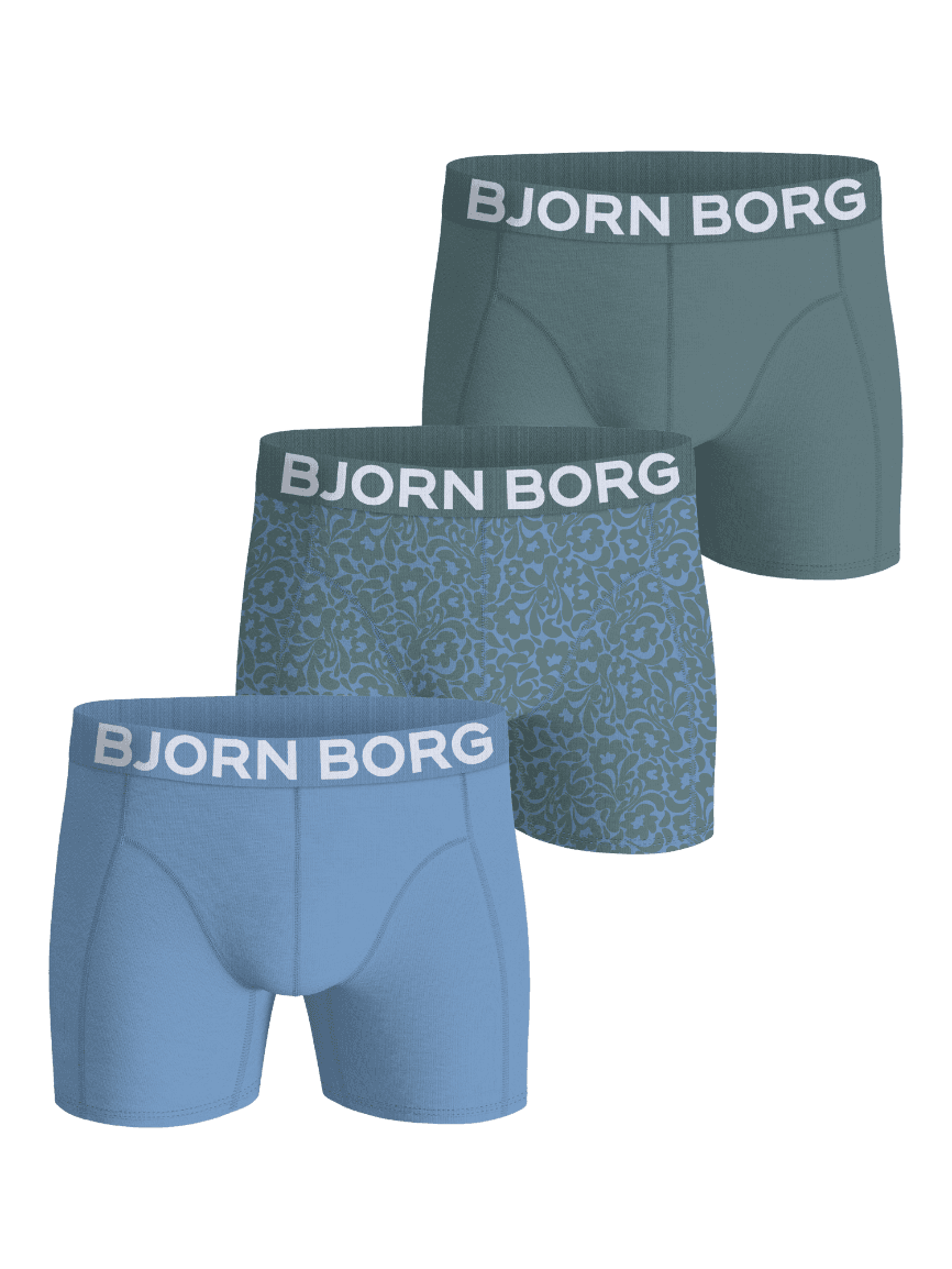 Björn Borg - Organic Cotton Stretch Boxers 3-pack Multi Men - Image 1