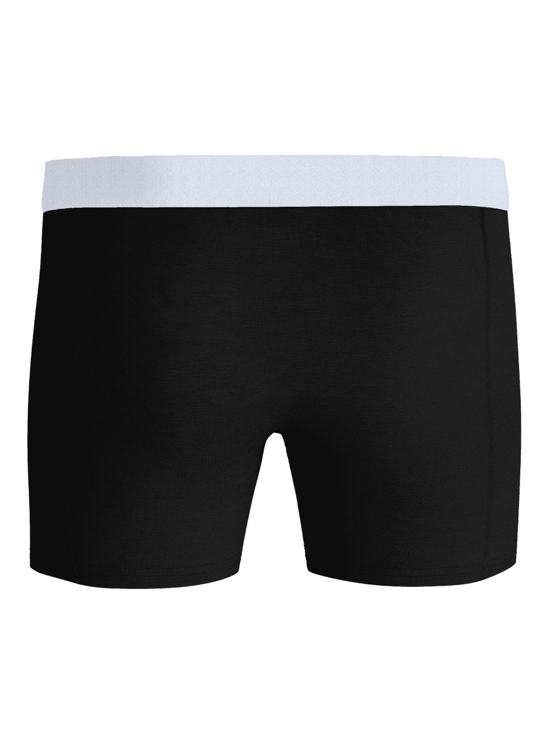 Vista posterior del Organic Cotton Stretch Boxers 3-pack en Negro con ajuste funcional y cinturilla icónica. - Image 3