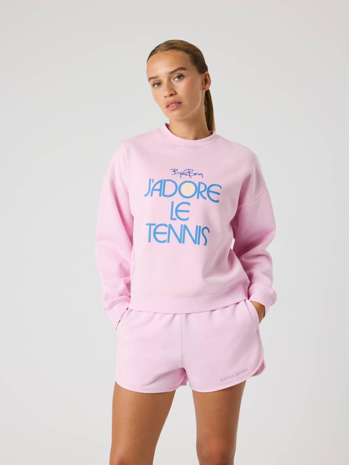 Björn Borg - Borg Boyfriend Sweatshirt Pink Lady