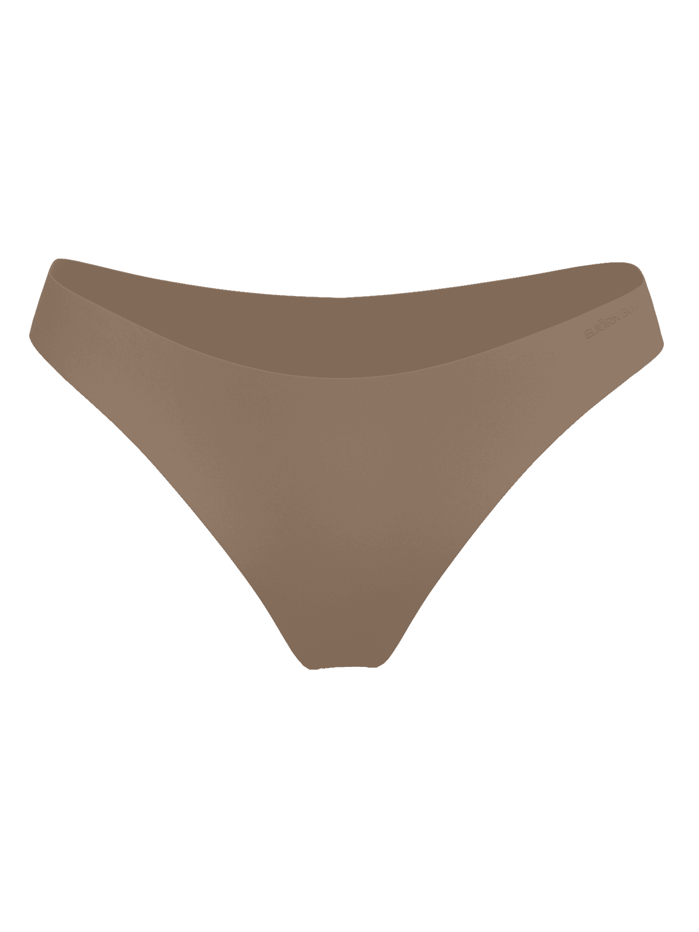 Bruine Invisible Briefs 3-pack met naadloze lasergesneden randen, tonaal logo op de heup en fijne pasvorm voor training. - Image 5