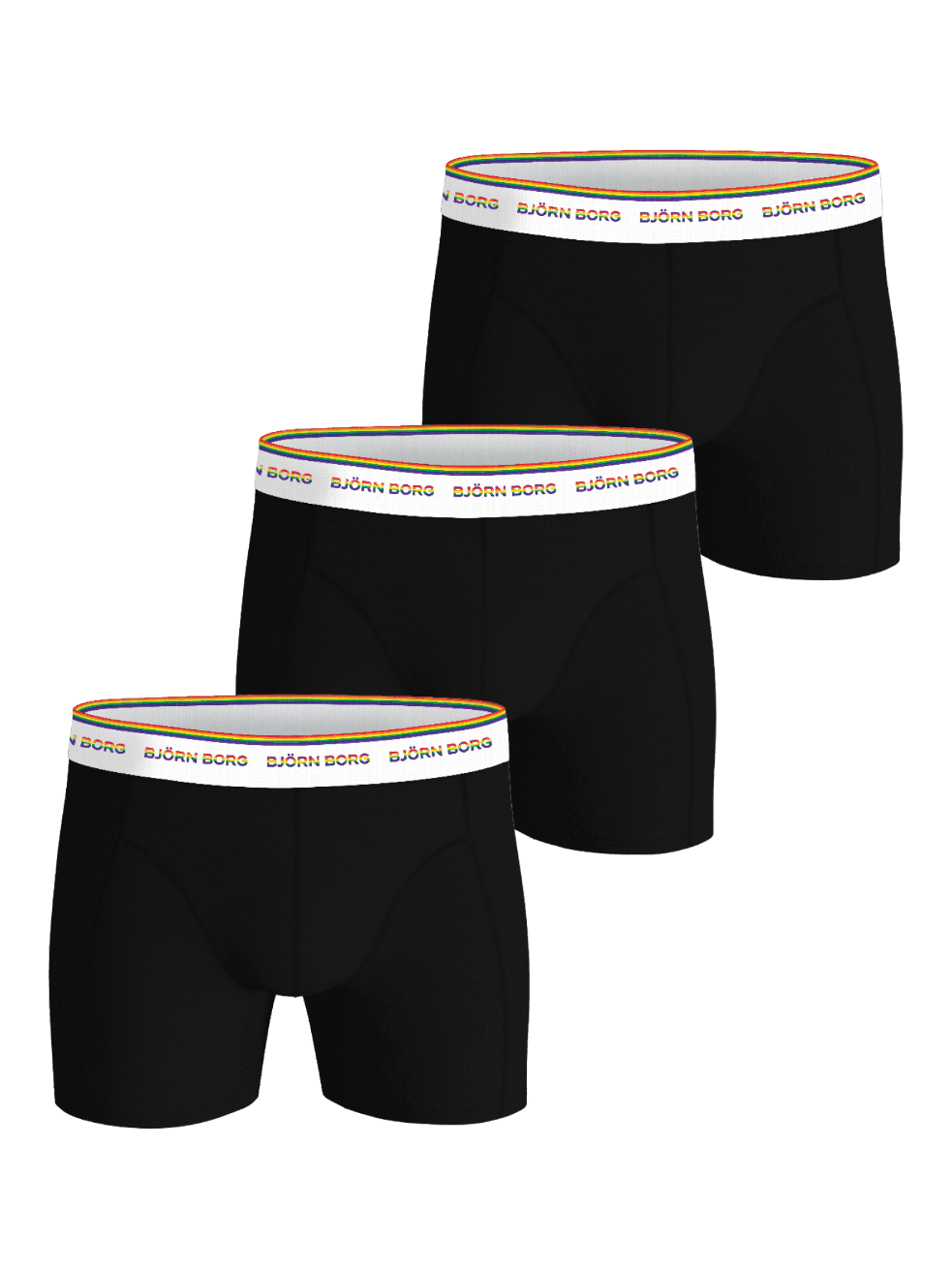 Björn Borg - Cotton Stretch Boxers 3-pack Multi Men - Image 1
