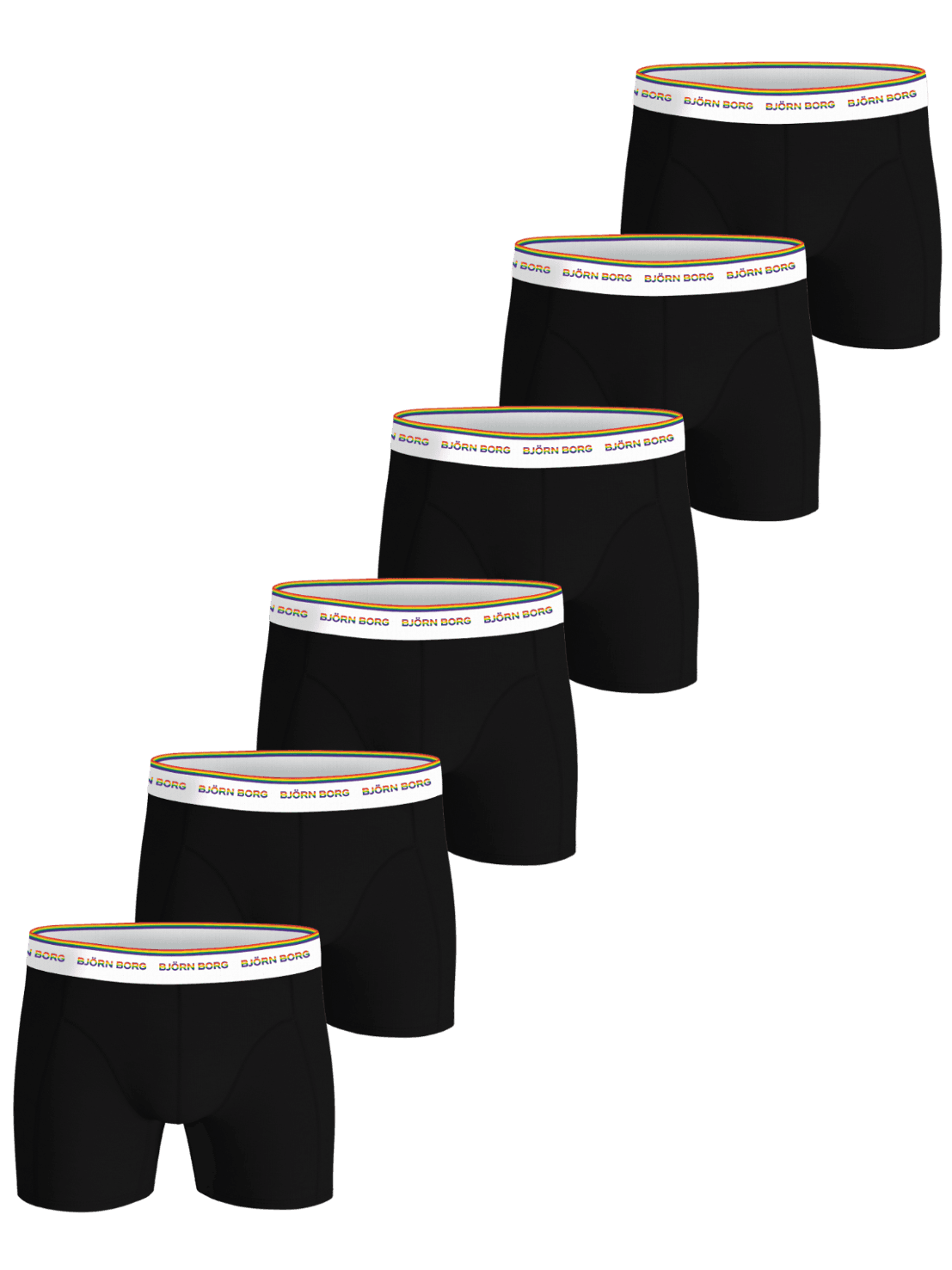 Björn Borg - Cotton Stretch Boxers 6-pack Multi Men - Image 1