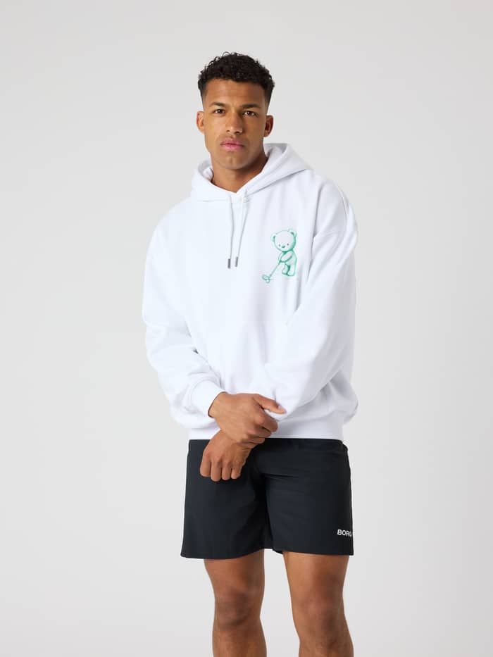 Björn Borg - Borg Oversized Hoodie Brilliant White