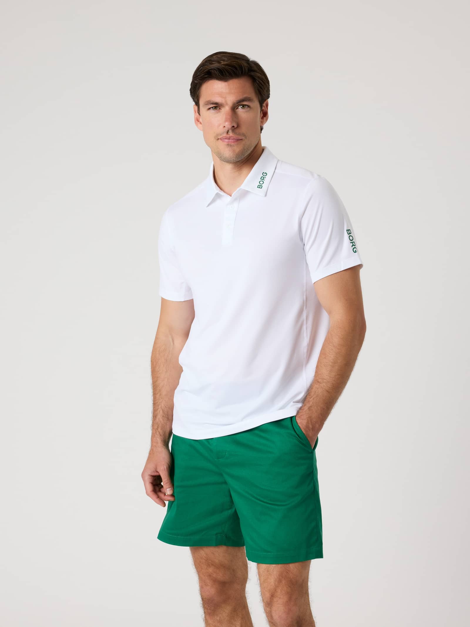 Björn Borg - Borg Golf Polo Shirt Brilliant White Herr - Image 1